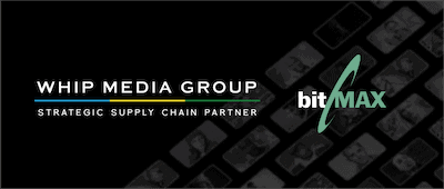 Bitmax Announces Whip Media Group as Strategic Supply Chain Partner