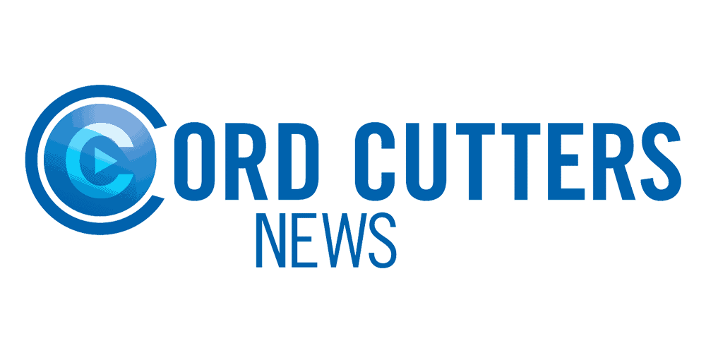 High-quality digital tool logo for film and TV industry news, featuring a modern circular design with play icon and bold text for Cord Cutters News.