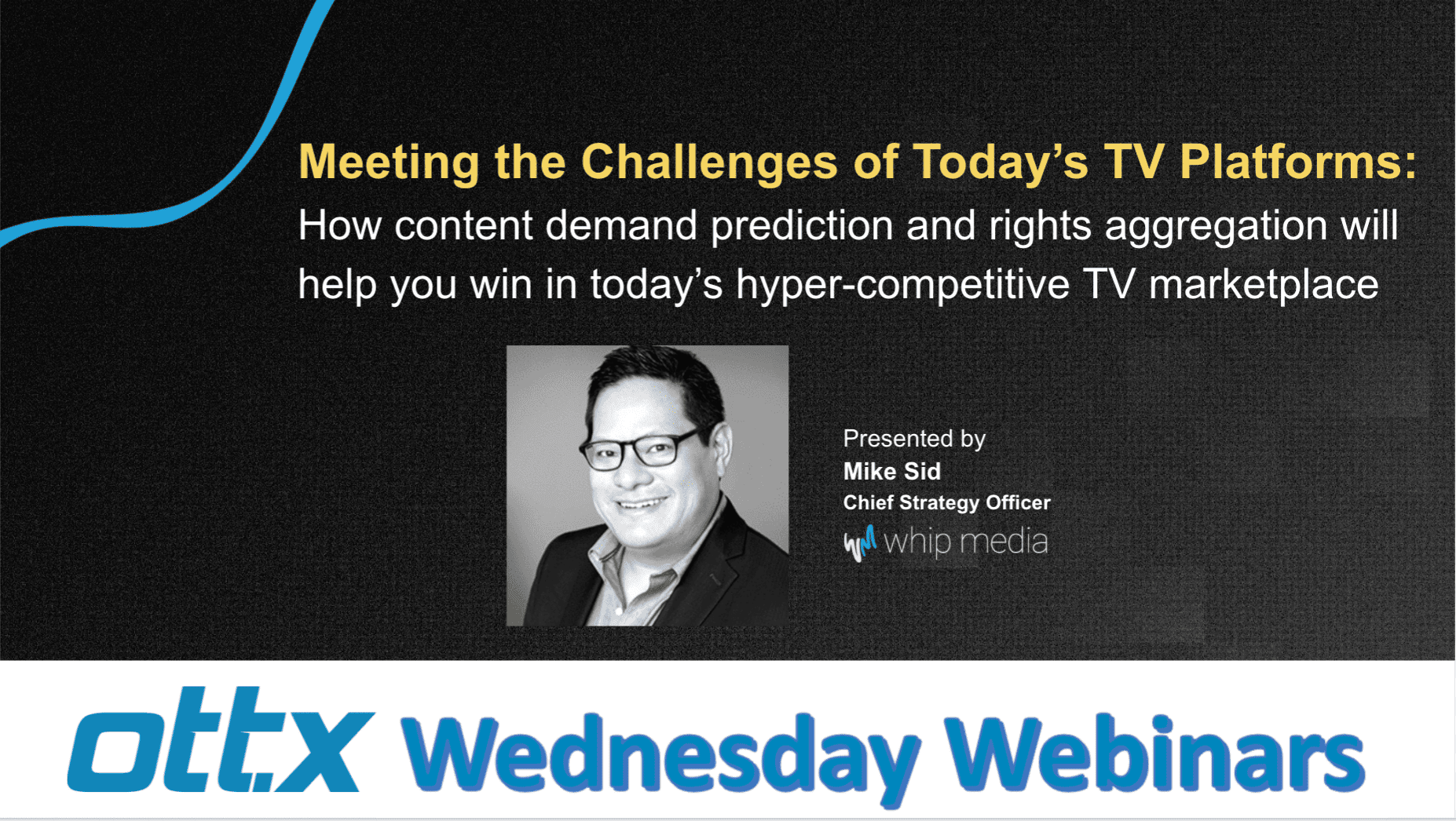 Advanced TV content analytics and rights management with Whip Media platform for TV studios and streaming services.