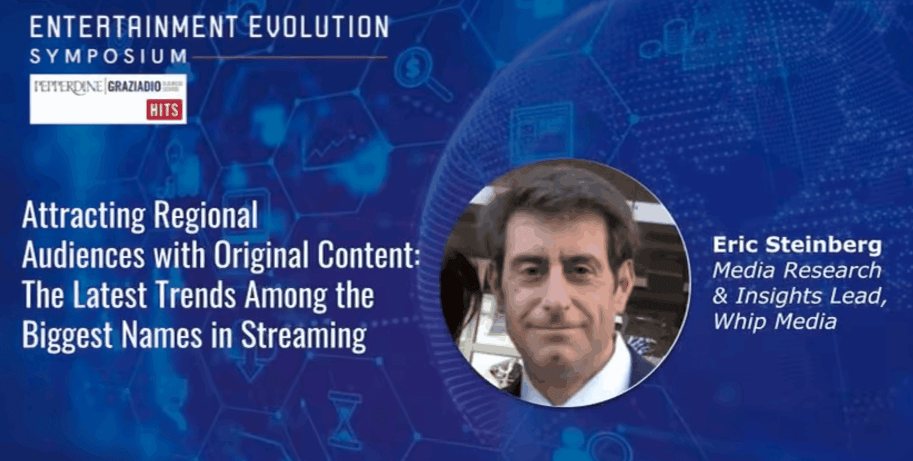Trending streaming media industry insights featured at the Entertainment Evolution Symposium with media expert Eric Steinberg discussing audience attraction strategies.