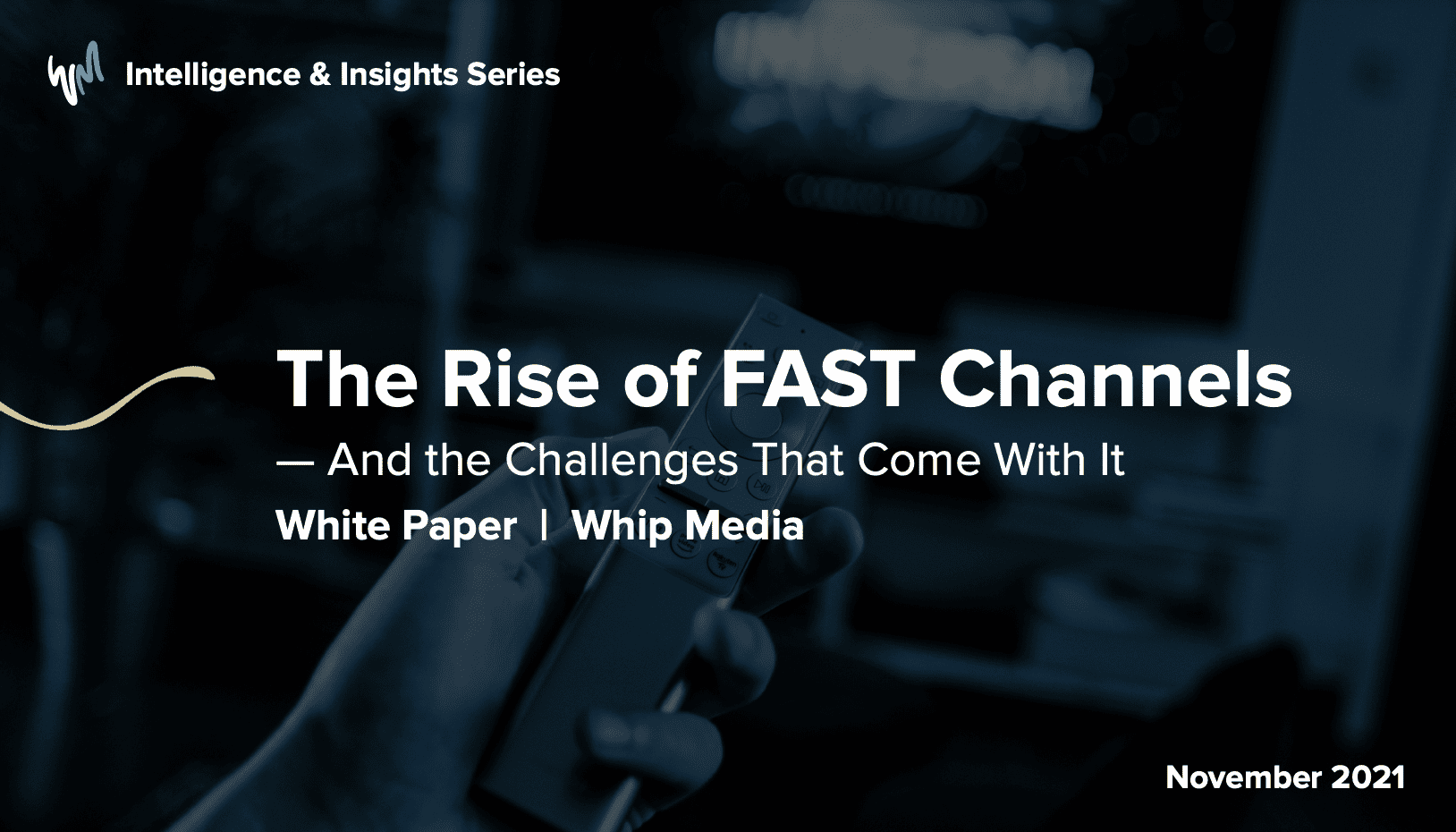 Fast channels on remote control, digital streaming, media consumption, television technology, media trends, technological advancements in TV, digital media challenges, white paper on media, whip media report.