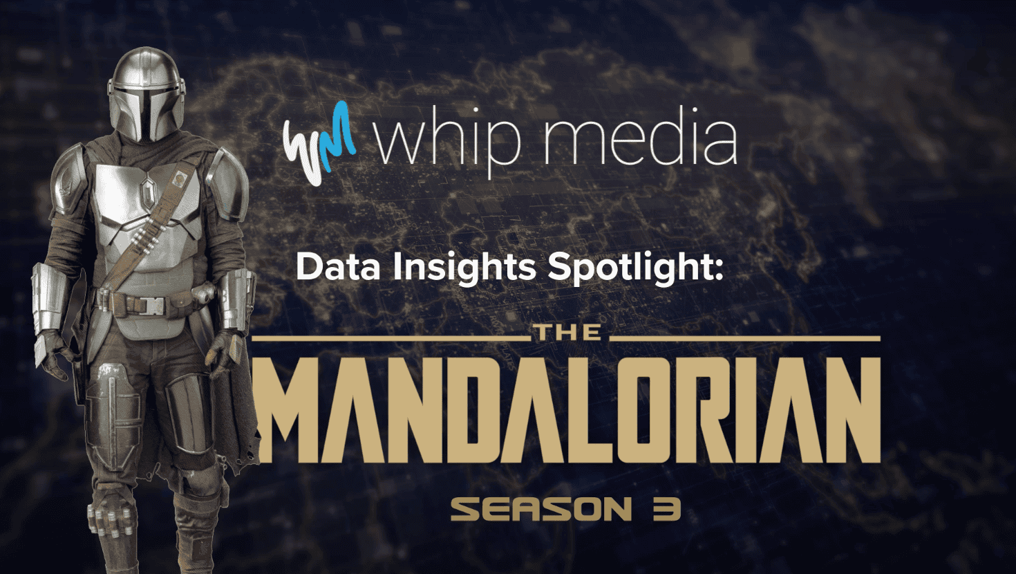 Helmeted Mandalorian warrior in detailed armor, sci-fi costume, concept art for The Mandalorian Season 3, featuring high-tech armor and futuristic gear, on a dark cosmic background with digital effects.