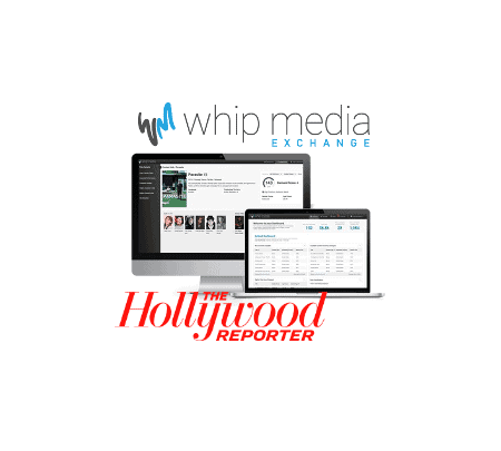 Whip media exchange platform showcasing media tracking and content management tools for the entertainment industry.