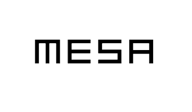 MESA TV show logo on a white background, representing the popular American sitcom sitcom set in a suburban high school, known for its humor and relatable characters.