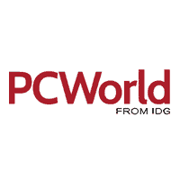 PCWorld logo with red text and gray accents, representing technology and digital media branding.