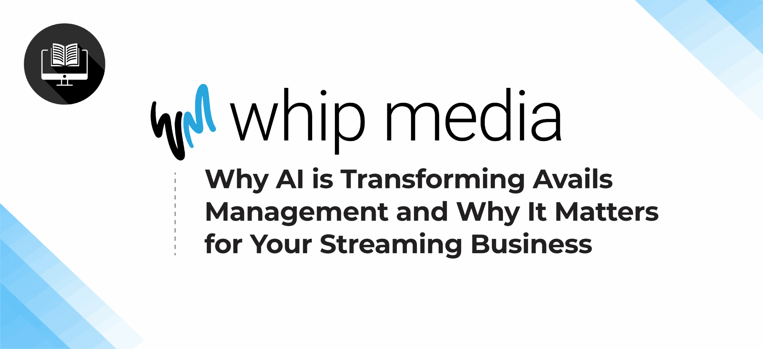 AI-powered streaming media management platform, Whip Media, emphasizing how artificial intelligence is transforming entertainment industry workflows for enhanced efficiency and content delivery.